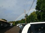Rainbow while shopping in Pa'ia
